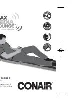 Preview for 8 page of Conair Max Media Lounge BMS19SRC Instruction Booklet