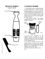 Предварительный просмотр 1 страницы Conair MT140RBC User Manual