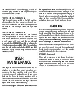 Preview for 4 page of Conair SD6XIC Instruction & Styling Manual