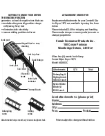 Preview for 5 page of Conair SD6XIC Instruction & Styling Manual