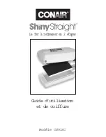 Conair Shiny Straight CS7CSC Instruction & Styling Manual preview