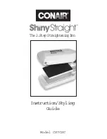 Preview for 2 page of Conair Shiny Straight CS7CSC Instruction & Styling Manual