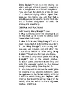 Preview for 10 page of Conair Shiny Straight CS7CSC Instruction & Styling Manual