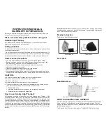 Предварительный просмотр 2 страницы Conair Solarise LTK-1000C Instruction Booklet