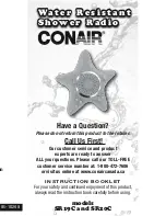 Preview for 1 page of Conair SR19C Instruction Manual