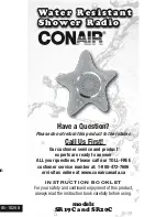 Conair SR19C Instruction Manual preview