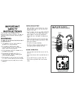 Preview for 2 page of Conair SR9WC Manual