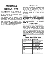 Preview for 3 page of Conair Straightening Iron Instruction & Styling Manual