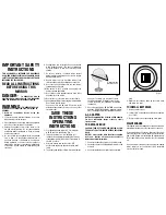 Preview for 1 page of Conair TGBE4RC Manual