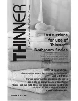 Preview for 4 page of Conair Thinner TH314C Instruction Manual