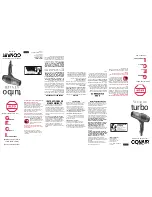 Предварительный просмотр 2 страницы Conair Turbo styler 070B User Manual