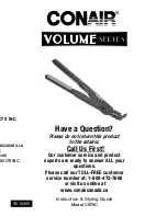 Preview for 7 page of Conair Volume CS79C Instruction Manual