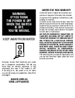 Preview for 4 page of Conair Wave Ultra S7XC Instruction Manual