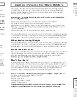 Preview for 3 page of Conair WW60XC Instructions For Use Manual