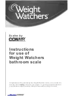 Preview for 1 page of Conair WW87 Instructions For Use Manual