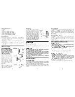 Предварительный просмотр 3 страницы Conairphone PR5007 Owner'S Manual