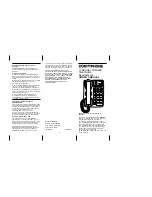 Preview for 7 page of Conairphone SW6404 Owner'S Manual