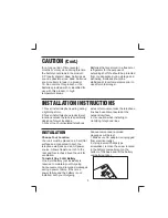 Preview for 5 page of Conairphone TAD1212 Owner'S Manual