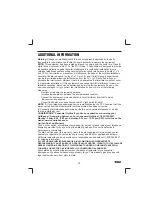 Preview for 16 page of Conairphone TAD1212 Owner'S Manual