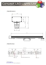 Preview for 6 page of Concept LED Lights V-PIX Quad Bar User Manual