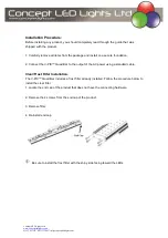 Preview for 7 page of Concept LED Lights V-PIX Quad Bar User Manual