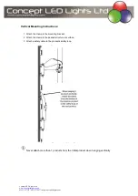 Preview for 9 page of Concept LED Lights V-PIX Quad Bar User Manual