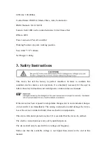 Preview for 3 page of Concept LED Lights V-PIX Vision Bar User Manual