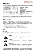 Preview for 5 page of Concept Perugini CT 110 Instruction Book