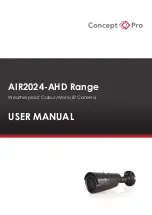 Concept Pro AIR2024-AHD Series User Manual предпросмотр