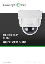 Предварительный просмотр 1 страницы Concept Pro CP-HSD10-IP Quick Start Manual