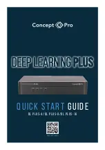 Preview for 1 page of Concept Pro DEEP LEARNING PLUS Quick Start Manual