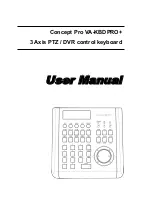 Concept Pro VA-KBDPRO User Manual preview