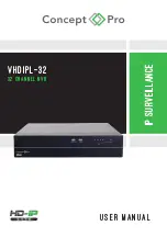 Concept Pro VHDIPL-32 User Manual предпросмотр