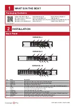 Предварительный просмотр 2 страницы Concept Pro VXH5AHDL-16 Quick Start Manual