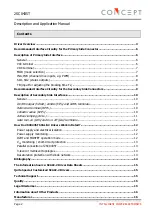 Preview for 2 page of Concept2 2SC0435T Description And Application Manual