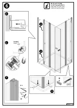 Preview for 10 page of Concept2 4-part corner entry with swing doors Assembly Instruction Manual