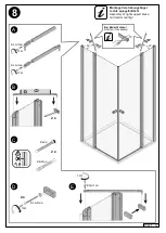 Preview for 12 page of Concept2 4-part corner entry with swing doors Assembly Instruction Manual