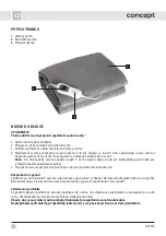 Preview for 6 page of Concept2 DV7410 Operating Instructions Manual