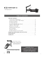 Preview for 3 page of Concept2 Dynamic Indoor Rower User'S Product Manual