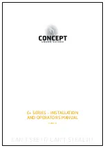 Concept2 E+ Series Installation And Operator'S Manual preview