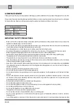 Preview for 27 page of Concept2 KS3005 Operating Instructions Manual