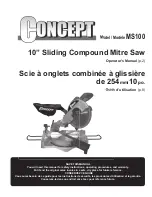 Concept2 MS100 Operator'S Manual preview