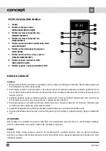 Предварительный просмотр 6 страницы Concept2 MTV3017 Manual