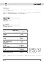 Preview for 3 page of Concept2 OPV3460 Manual