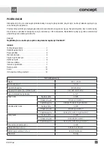 Preview for 3 page of Concept2 PDV 7160 Operating Manual