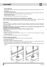 Preview for 32 page of Concept2 PDV 7160 Operating Manual