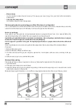 Preview for 44 page of Concept2 PDV 7160 Operating Manual