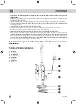 Предварительный просмотр 52 страницы Concept2 Perfect Clean VP 4200 Manual