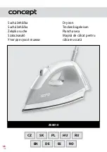 Concept2 SOFIA ZS8010 Manual preview