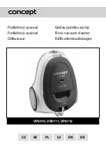 Concept2 VP8110 Manual предпросмотр